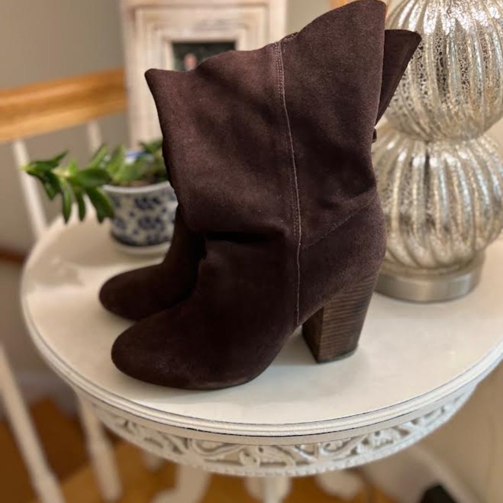 Ecote Carla Slouch Ankle Boots in Brown - Size 9M - Picture 4 of 12